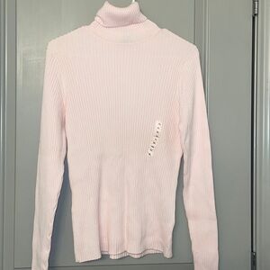 Brand new pink turtleneck sweater